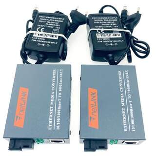 TRANSCEIVER - MEDIA CONVERTER SM-WDM, 10/100/1000, 1 PELO FO,SC, 20KM, 1310-1510